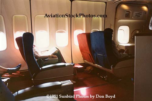 1981 - the view to the left  on Pan Am B747SP-21 N533PA Clipper New Horizons nonstop SYD-LAX aviation stock image photo