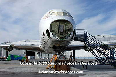 2009 - Arrow Air DC8-63F N784AL being scrapped aviation stock photo #0118