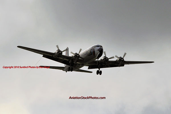 2010 - Historical Flight Foundations restored Eastern Air Lines DC-7B N836D aviation airline stock photo #5691
