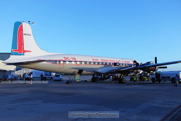 2010 - Historical Flight Foundations restored Eastern Air Lines DC-7B N836D aviation stock photo #1249