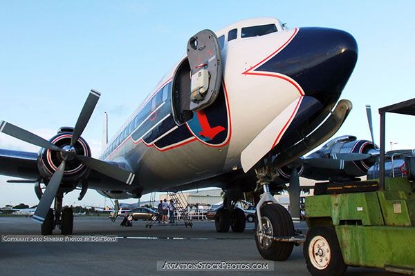 2010 - Historical Flight Foundations restored Eastern Air Lines DC-7B N836D aviation stock photo #1253