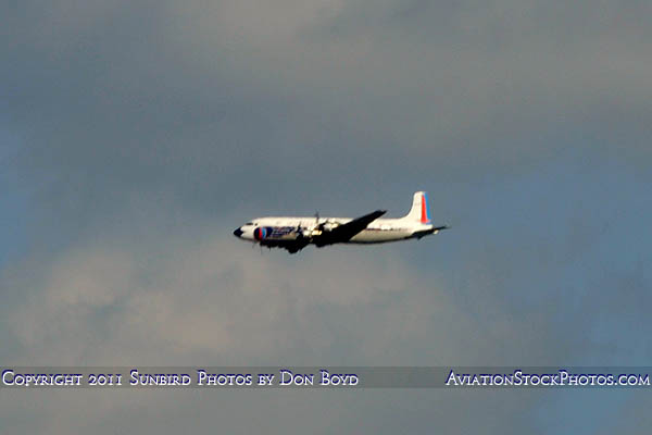 2011 - Historical Flight Foundations restored Eastern Air Lines DC-7B N836D airliner aviation stock #6747