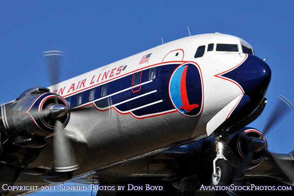 2011 - Historical Flight Foundations restored Eastern Air Lines DC-7B N836D airliner aviation stock #6763