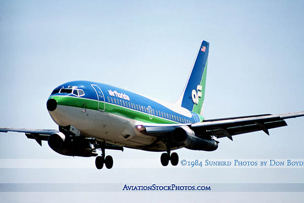 1984 - Air Florida B737-222 N61AF airline aviation stock photo #US8407