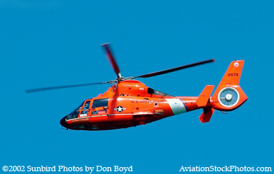 2002 - USCG HH-65A #CG-6578 - Coast Guard stock photo