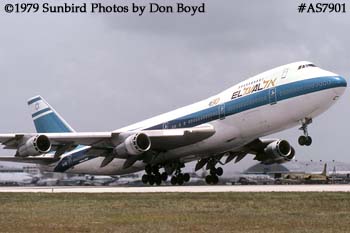 1979 - El Al B747-259B 4X-AXC airline aviation stock photo #AS7901