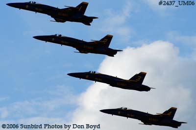 USN Blue Angels at the 2006 Pensacola Blue Angels Homecoming 60th Anniversary Air Show stock photo #2437