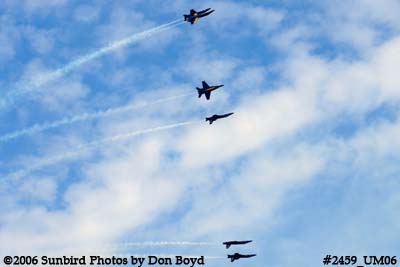 USN Blue Angels at the 2006 Pensacola Blue Angels Homecoming 60th Anniversary Air Show stock photo #2459