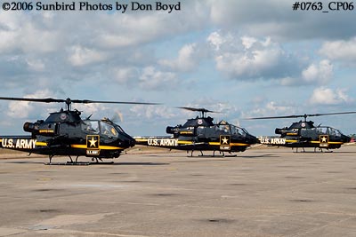 Army Aviation Heritage Foundation's Sky Soldiers Bell AH-1 Cobras air show stock photo #0763