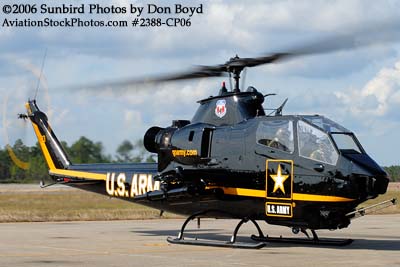 Army Aviation Heritage Foundation's Sky Soldiers Bell AH-1 Cobra air show stock photo #2388