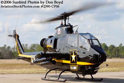 Army Aviation Heritage Foundation's Sky Soldiers Bell AH-1 Cobras air show stock photo #2390
