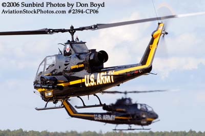 Army Aviation Heritage Foundation's Sky Soldiers Bell AH-1 Cobra #23233 N233LE air show stock photo #2394