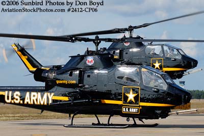 Army Aviation Heritage Foundation's Sky Soldiers Bell AH-1 Cobras #23233 N233LE #20998 air show stock photo #2412