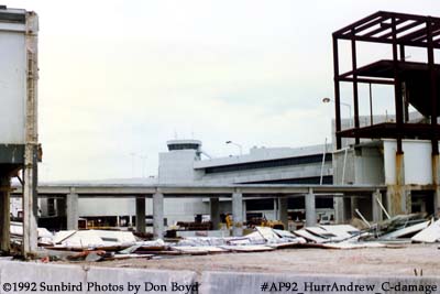 1992 - Concourse C connector at MIA blown down by Hurricane Andrew