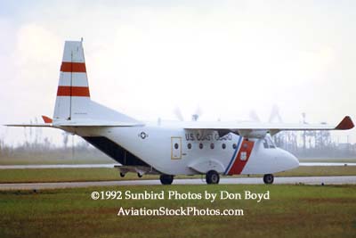 1992 - USCG CASA 212-300 N393DF taxiing during Coast Guard operations after Hurricane Andrew