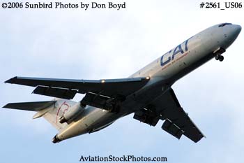 Custom Air Transport's B727-222(F) N7644U cargo airline aviation stock photo #2561