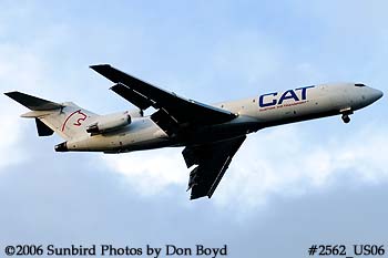 Custom Air Transport's B727-222(F) N7644U cargo airline aviation stock photo #2562