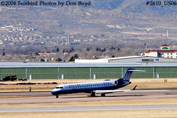 Skywest Airlines (United Express) Canadair CL-600-2C10 CRJ-700 N730SK airline aviation stock photo #2610