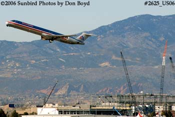 American Airlines MD-82 N408AA airline aviation stock photo #2625