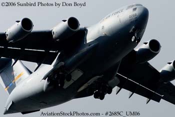 USAF C-17A Globemaster III #88-0266 military aviation stock photo #2685C