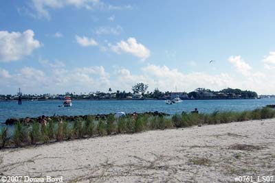 2007 - Southeast corner of Peanut Island County Park landscape stock photo #0761