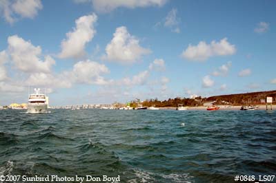 2007 - West side of Peanut Island looking north landscape stock photo #0848