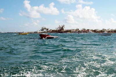 2007 - Lake Worth Inlet, Palm Beach on right, landscape stock photo #0859