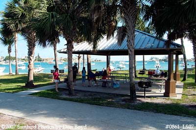 2007 - East side of Peanut Island County Park recreation stock photo #0861