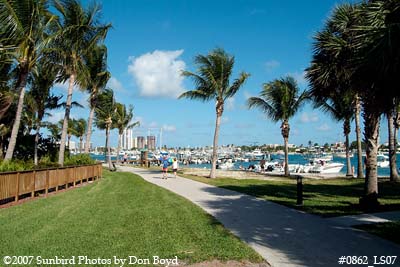 2007 - East side of Peanut Island County Park recreation stock photo #0862