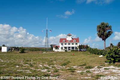 2007 - South side view of former Coast Guard Station Lake Worth Inlet house building stock photo #0868