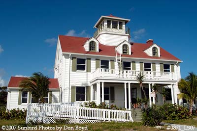 2007 - South side view of former Coast Guard Station Lake Worth Inlet building stock photo #0871