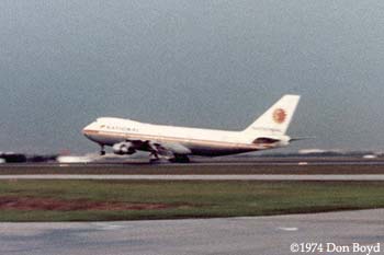 1974 - National Airlines B747-135 at Miami