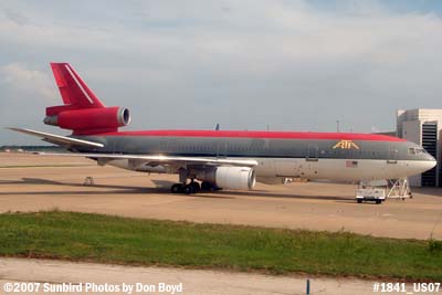 ATA DC10-30 N702TZ (ex Northwest Airlines N234NW) at DFW airline aviation stock photo #1841