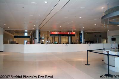 2007 - the H-J security checkpoint at the new South Terminal at Miami International Airport aviation stock photo #2237