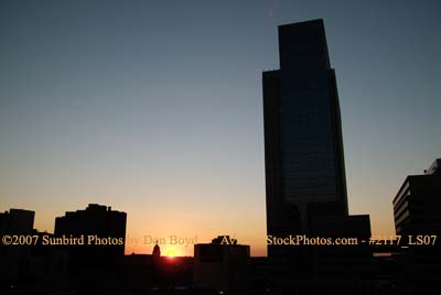 Downtown Minneapolis at sunset stock photo #2117
