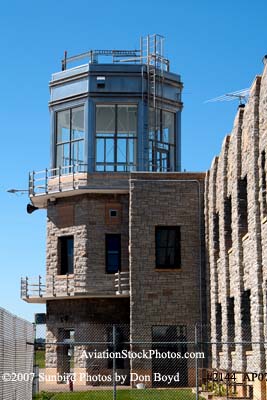 The preserved Air Traffic Control  Tower at Saint Paul Downtown Airport Holman Field aviation stock #2144