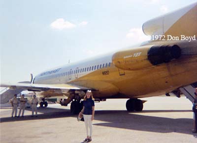 1972 - Northeast Airlines B727-295 N1650 after charity flight for Variety Children's Hospital