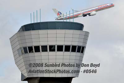 2008 - the new J-Tower at the base of MIA's Concourse J airport stock photo #0546