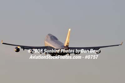 2008 - British Airways B747-436 G-BNLZ at MIA aviation airline stock photo #0757