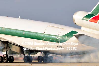 Alitalia Cargo MD-11F EI-UPU landing at MIA aviation airline stock #1161