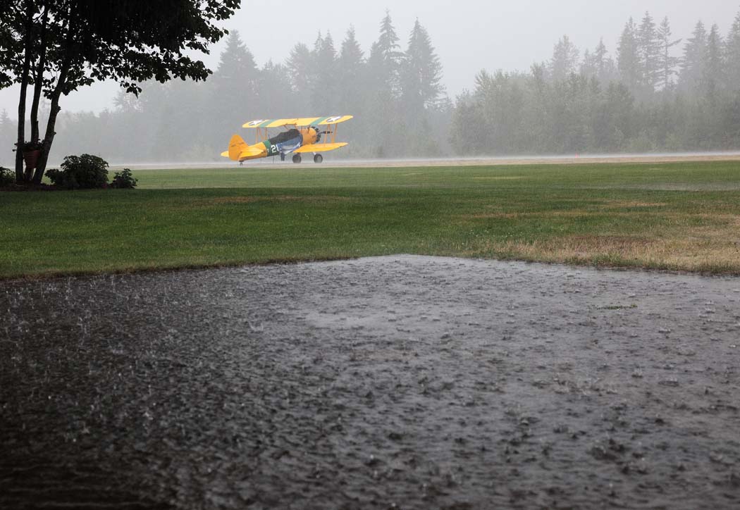 Thunderstorm At Concrete Airport <br> (ConcAirprt072409-22adjPF.jpg)