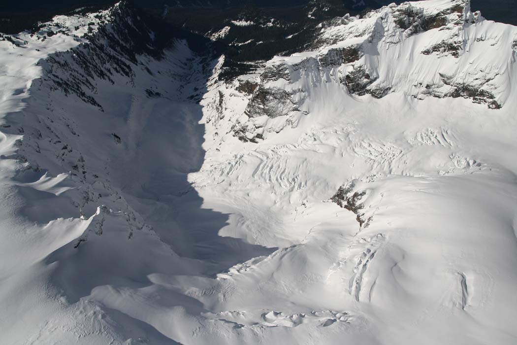 View Down Deming Glacier <br>(MtBaker021707-_25.jpg)