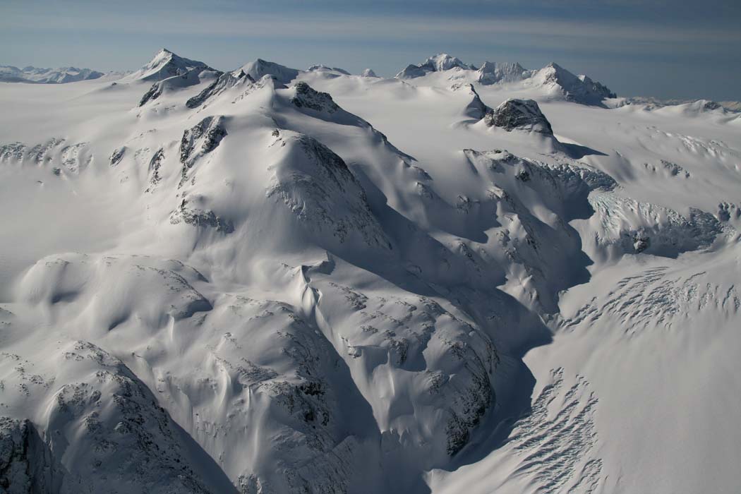 Monarch Icefield & Jacobsen Glacier, View S <br>(MonarchIceFld040307-_331.jpg)