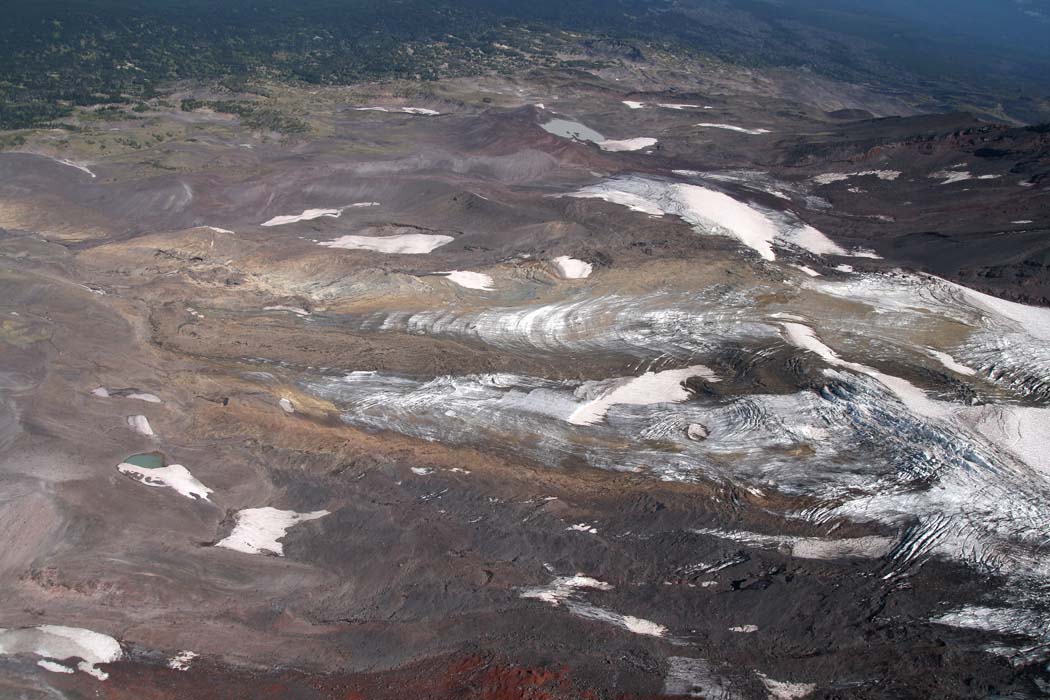 Adams Glacier Terminus, View N <br> (Adams082407-_012.jpg)