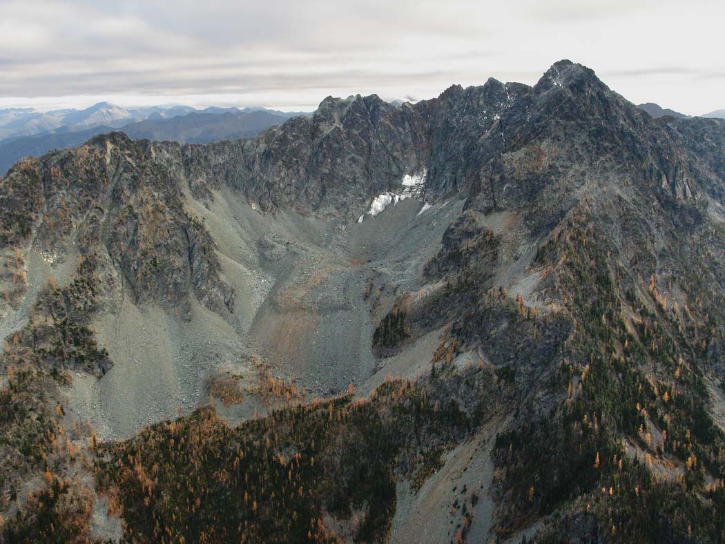 Gilbert, N Face Rock Glacier & Glacier Remnant <br>(Gilbert102105-13adj2.jpg)