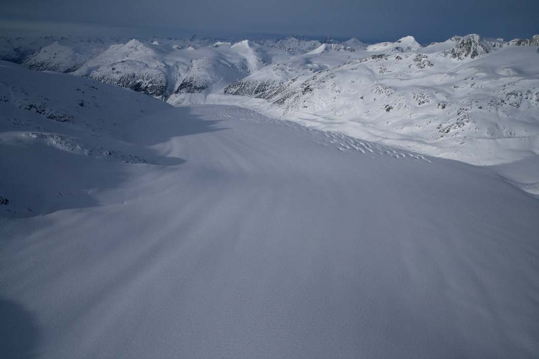 Stanley Smith Glacier, View NW Down Glacier <br> (Lillooet011508-_0903.jpg)