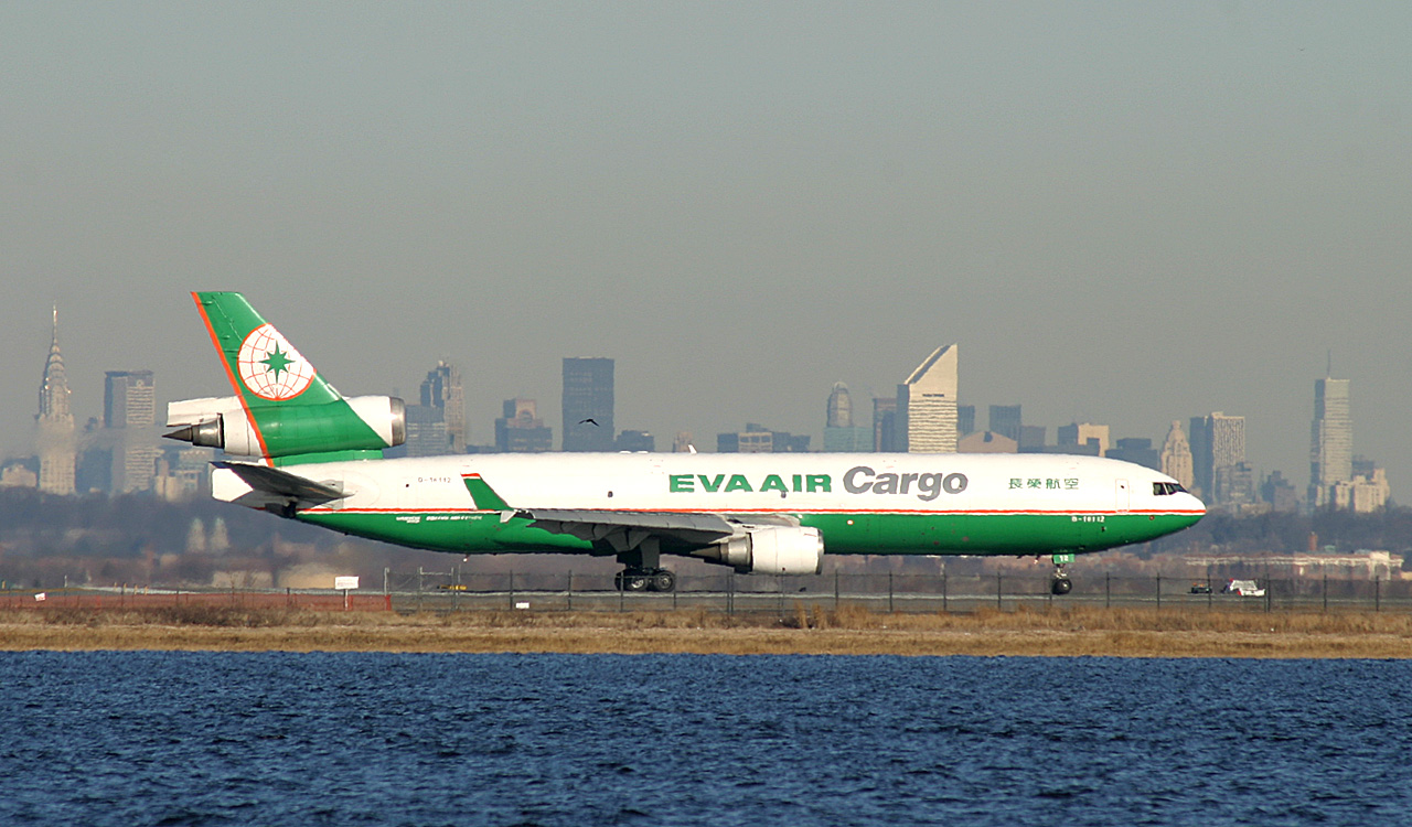 EVA Air Cargo MD-11 began takeoff roll, JFK, March 2007