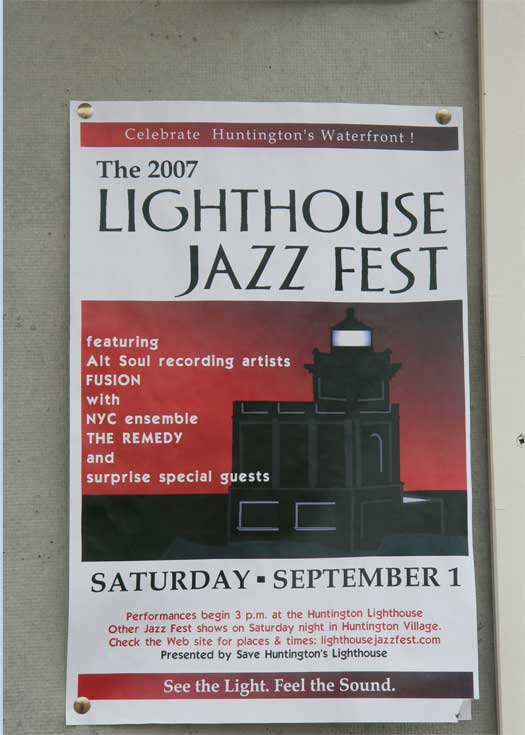 This sure sounds like fun - jazz at the lighthouse!