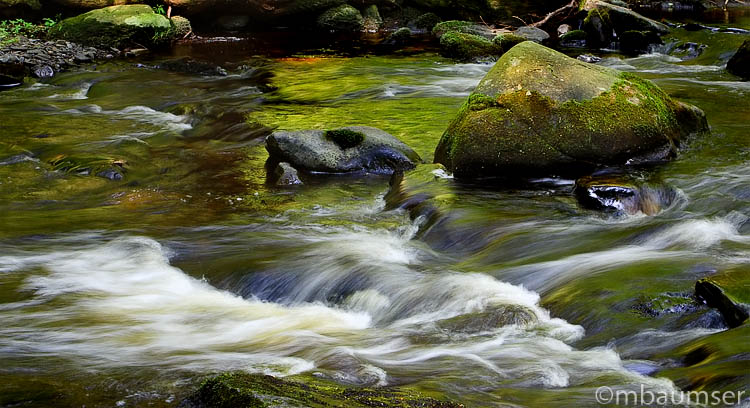 Rapids Along Little Bushkill Creek