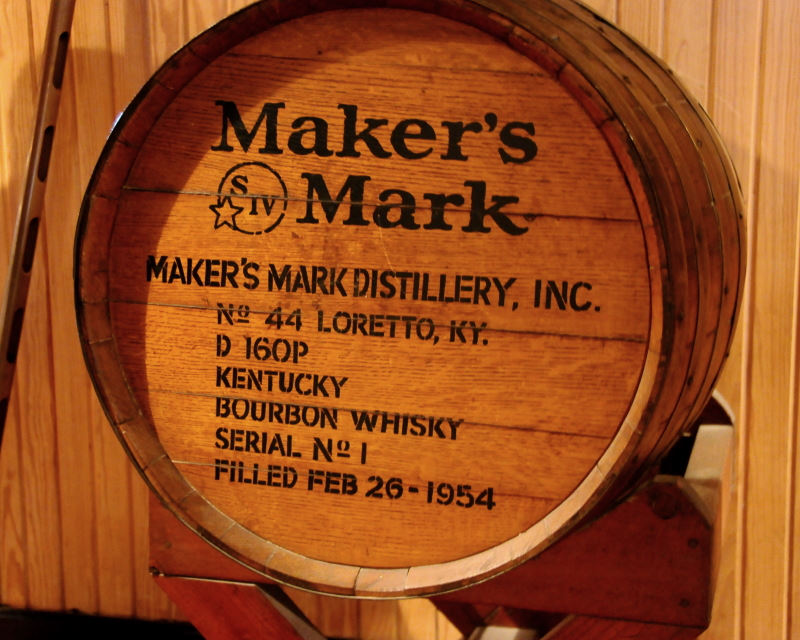 First Barrel of Makers Mark